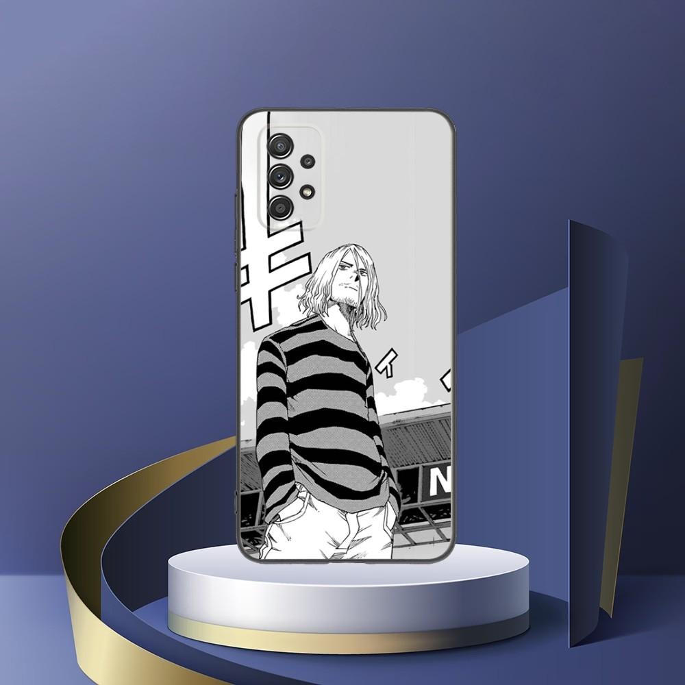 Kurt Cobain Phone Case For Samsung S24,S23,S22,S21,S20,S10,S10E,S9 Plus FE Note 20 Ultra 10,9 Plus Black