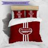 3pcs Duvet Cover Set (1*Duvet Cover + 2*Pillowcase, Without Core),football team.C Print Bedding Set, Bedroom Decor, All‑Season, Birthday Gift