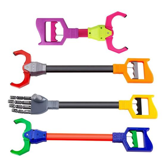 Детская игрушка-хватайка, регулируемая пластиковая рука-робот, инструмент для захвата, имитация механической руки, детская рука-хватайка, интерактивная игрушка