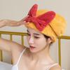 Cute Velvet Hair Drying Towels Super Absorbent Hair Towel Cap Quick Dry Head Wrap Shower Cap for Wet Hair KTY