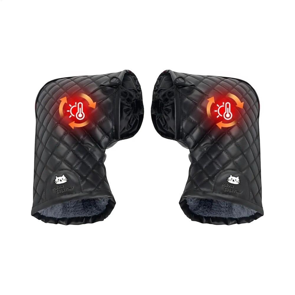 Universal Motorcycle Handlebar Gloves Warm Riding Mittens New Warm Gloves Snowmobile