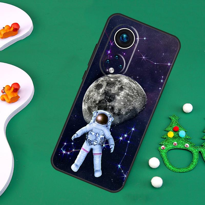 Чехол с изображением Луны, Звезд, Космоса, Астронавта для Honor 200 Lite 50 70 90 X9c X9b X9a X8a X8b X7a X6a X8 X9 Magic 7 5 6 Pro