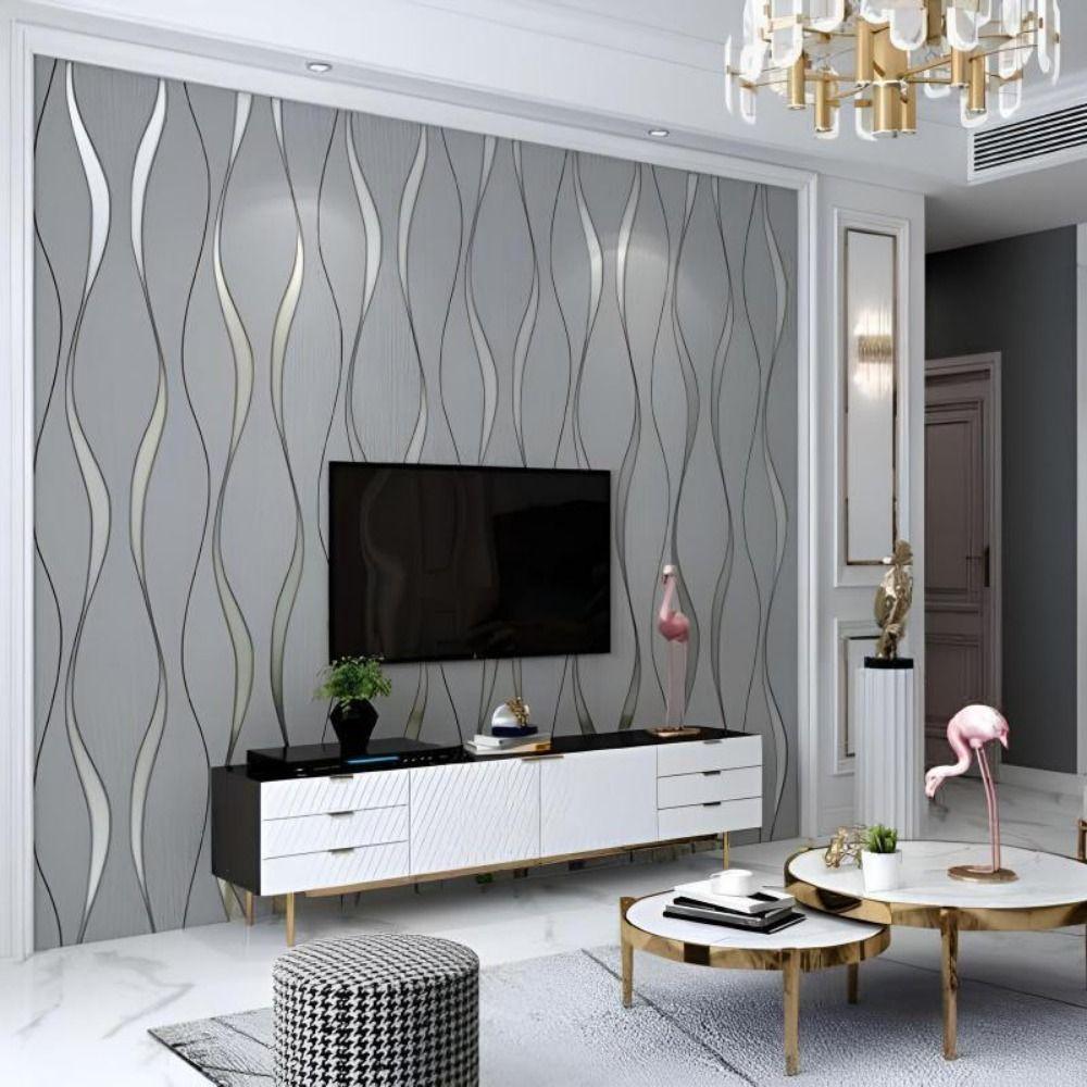 Self Adhesive PVC Wallpaper WaterProof Wall Paper New Peel and Stick Sticker Wall Decoration