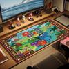 DinoCity Cartoon Color Mouse Pad Large Gaming Table Cushion Non-slip Laptop Tablet Big Mousepad XXL Mat Mini PC Playmat With Lock edge