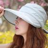 Summer Beach Sun Hat For Women Outdoor Sun Protection Big Eave Hat Outdoor UV Protection Big Eave Hat Bucket Hat Sunscreen Caps