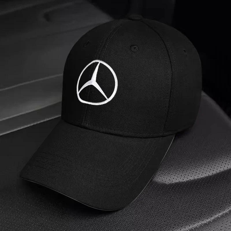 WAM3 Car Duck Tongue Cap For Mercedes benz 3D Hat Car MOTO GP Racing F1 Baseball Cap Hat Adjustable Casual Trucket Hat hip hop