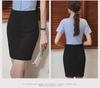 Женская летняя черная профессиональная облегающая юбка полудлины 2023 года