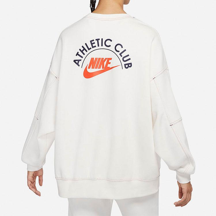 Nike Спортивный клубный свитшот женский белый DQ9146-133