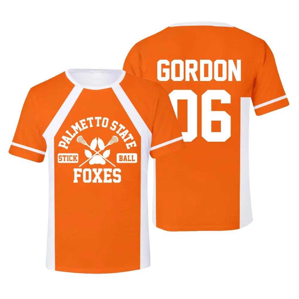 Новый The Foxhole Court Palmetto State Foxes Лакросс Джерси Косплэй WILDS MINYARD 3D футболка Мужская/Женская одежда Детские футболки
