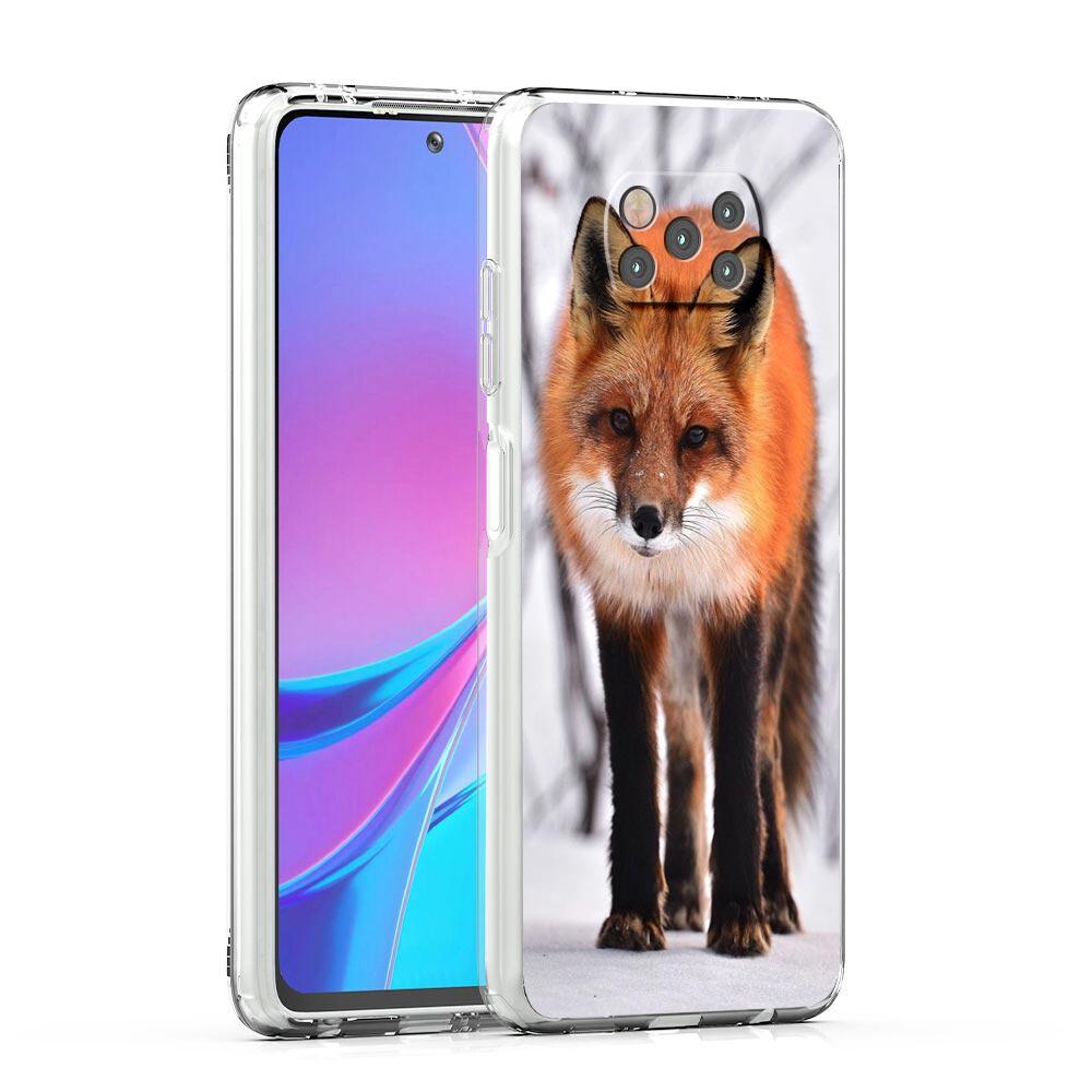 Милый подарочный чехол с изображением красной лисы для Xiaomi Poco X3 NFC F3 M3 X4 M4 Pro 5G Mi 11 Lite Ultra 11T 11X 12 12T Pro 11i, мягкий прозрачный чехол