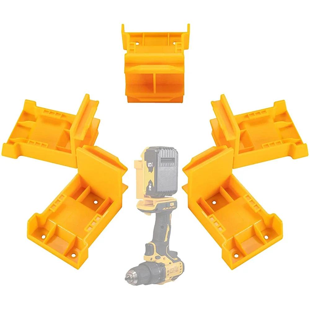 1 шт. Крепление для инструмента для Dewalt для Milwaukee 18 В 20 В Держатель батареи для электроинструментов для крепления батареи Dewalt 20 В Док-холдер Фиксирующее сиденье