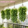 Plastic Artificial Hanging Monstera Vine UV Resistant Trailing Greenery Vine  Balcony