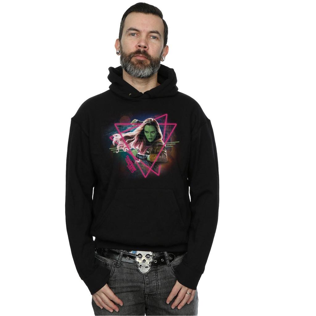 Marvel Mens Guardians Of The Galaxy Neon Gamora Hoodie