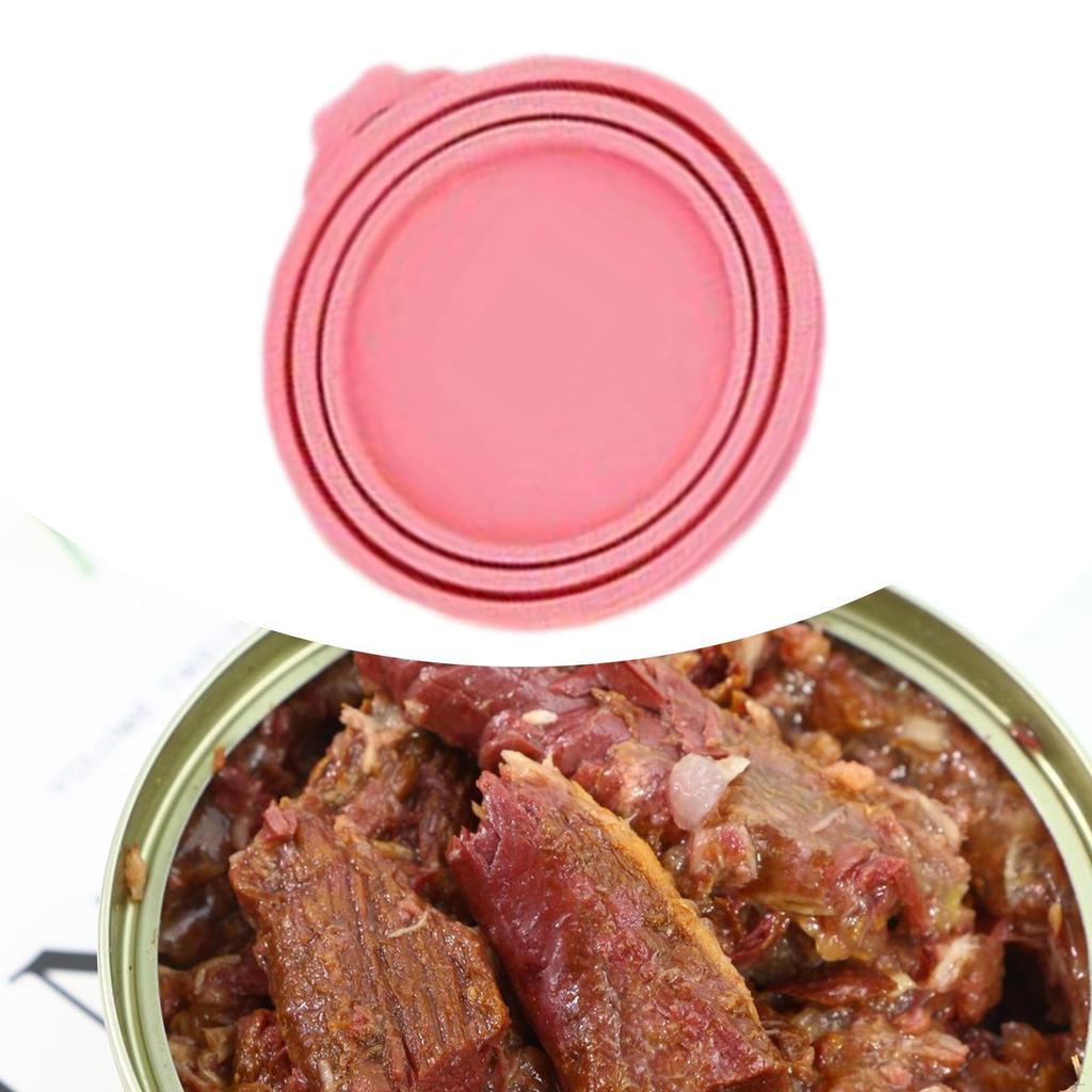 Крышка для консервной банки, консервная банка, герметик для хранения, жестяная крышка, подходит для большинства стандартных размеров, силиконовый уплотнитель