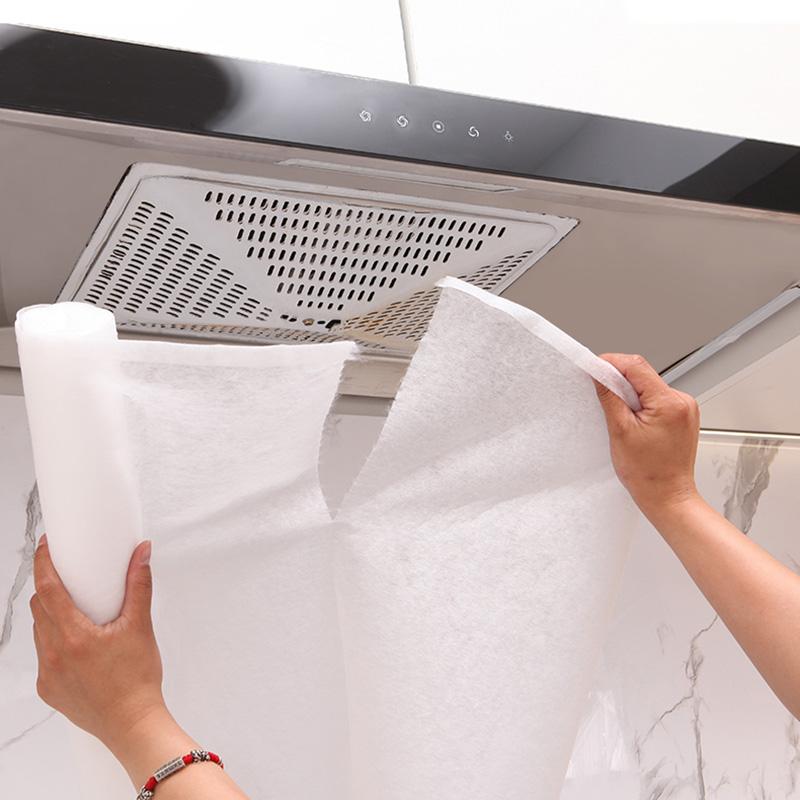 5/10M одноразовый фильтр для вытяжки масла бумажный нетканый фильтр для кухонной вытяжки вытяжной вентилятор фильтр для кухонной вытяжки жир анти масляный хлопок