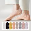 5 Pairs Women's Summer Style Thin Mesh Cotton Deodorant Invisible Boat Socks