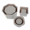 Flower Pot Silicone Mold Diy Large Concrete Cement Pot Mold Square Epoxy Resin Molds Holder Epoxy Clay Mould