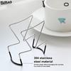 1PCS 40*74*80cm Cafe Drip Bag Holder Stainless Steel Outdoor Japanese Style Hanging Ear Coffee Filter Holder Portable Stand