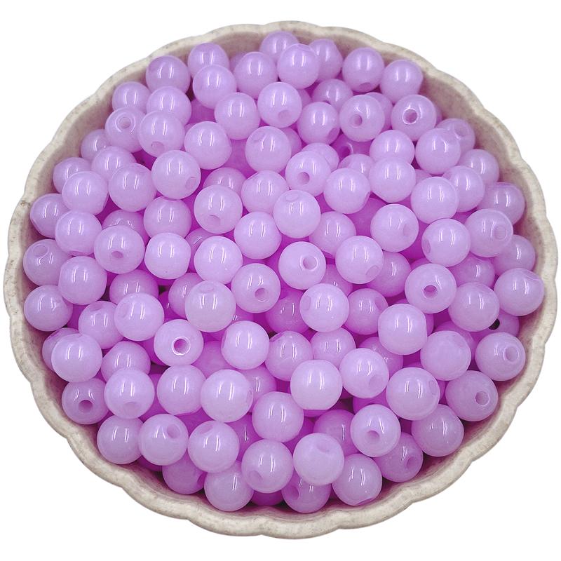 DIY фурнитура 6 мм желе цвет 200 шт Изготовление для поделок ювелирные изделия аксессуары бисер мода акриловые бусины круглые бусины