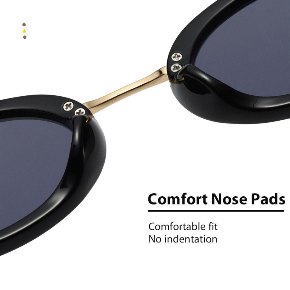 Модные маленькие овальные солнцезащитные очки для женщин в винтажном стиле, хип-хоп солнцезащитные очки для мужчин, ретро, панк, трендовая оправа, UV400 защита