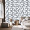 Cow Patches Wallpaper Gray and Light Gray for Living Room and Bedroom 50x1000