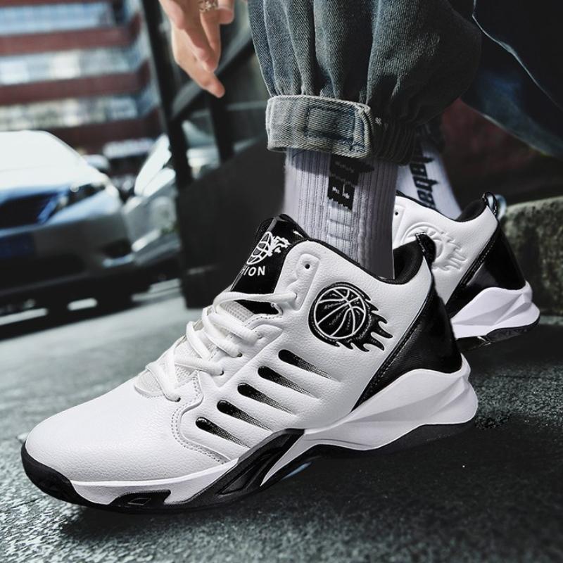 Men's Basketball Shoes Breathable Non-Slip Sneakers Fashionable Sports