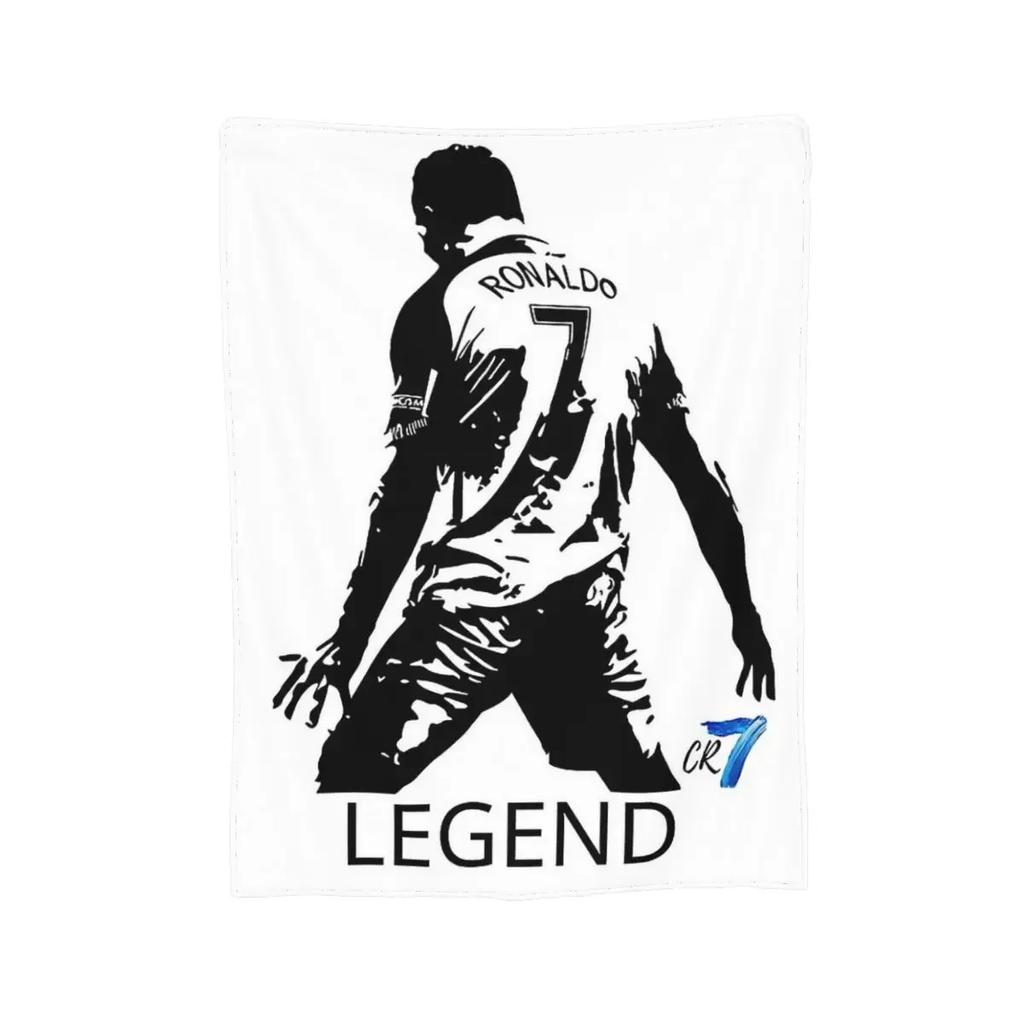 CR7 Cristiano Blanket Soft Warm Flannel Throw Blanket Bedspread for Bed Living Room Picnic Travel Home Sofa