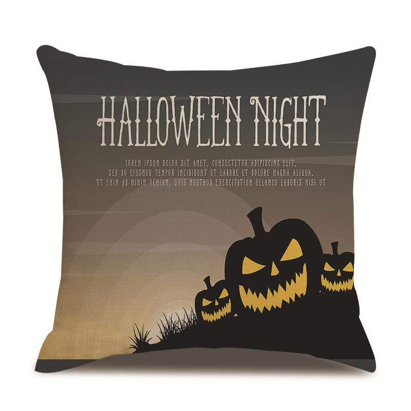 Хэллоуин Льняная Наволочка Наволочка с Принтом