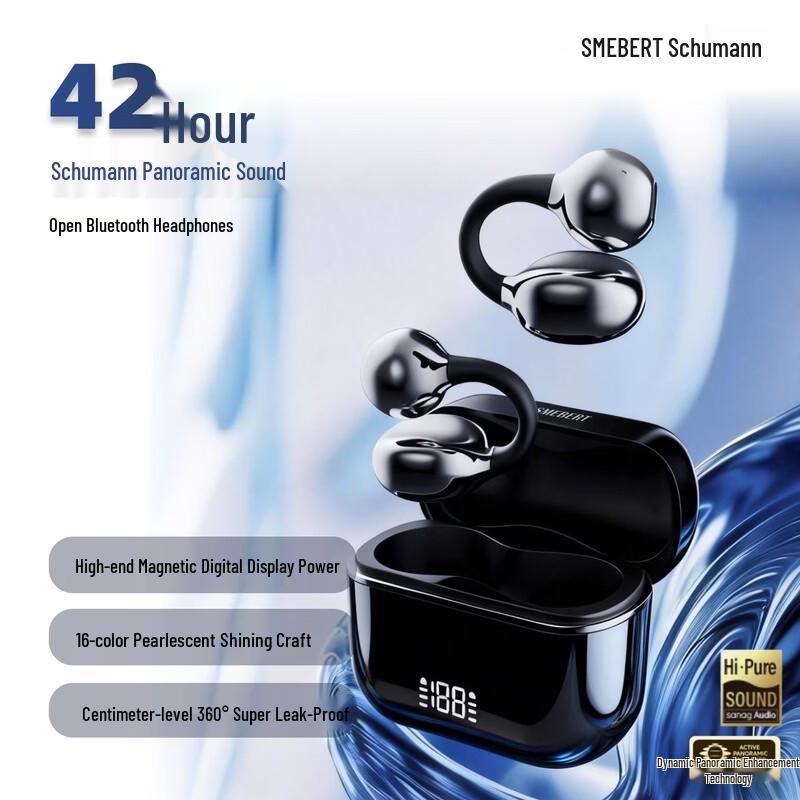 SMEBERT Bluetooth-гарнитура Clip3 с открытым ухом