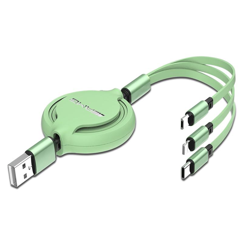 Кабель для зарядки USB 3 в 1, выдвижной зарядный кабель для Mercedes-Benz AMG GLC GLE CLA W204 W205 W203 W211 W212 W213