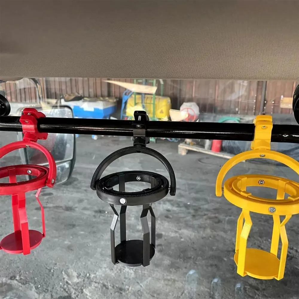 Adjustable Clip Gyro Cup Holder No Spill Hanging Cup  Holder Clamp 3D Motorcycle Drink Holder  Car