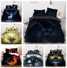 Комплект постельного белья с 3D-животными для мальчиков и мужчин, пуховые пододеяльники, наволочки, двуспальные и двуспальные кровати из 2/3 предметов, комплект пододеяльников из роскошного домашнего текстиля