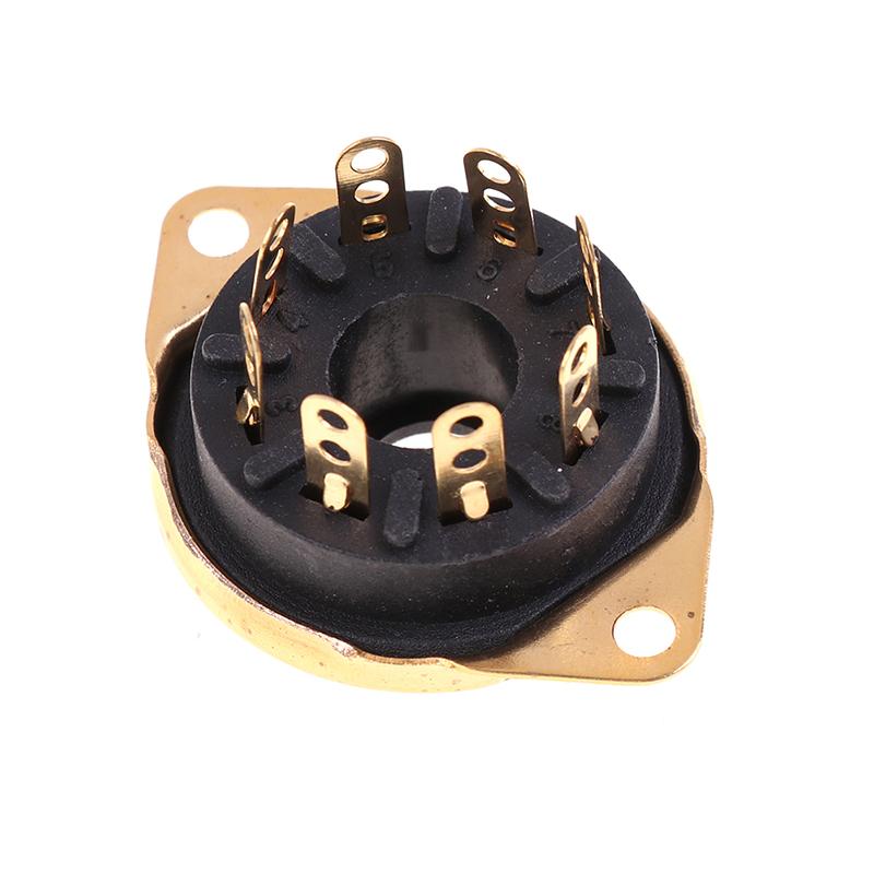 Панелька 8-контактная бакелитовая для лампы 6550B 6Ca7 El34 6L6 Kt88 для винтажного усилителя DIY