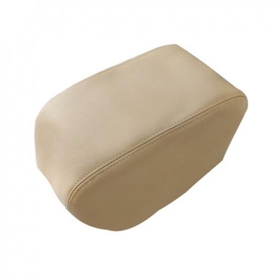 Black Center Console Lid Armrest Box Leather Cover Skin For Infiniti G35 02-07