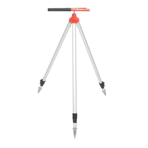 Tripod Prism Pole Aluminum Alloy Prism Tripod Total Station Surveying Equipment Retractable Design with Carrying Bag for Construction Sites