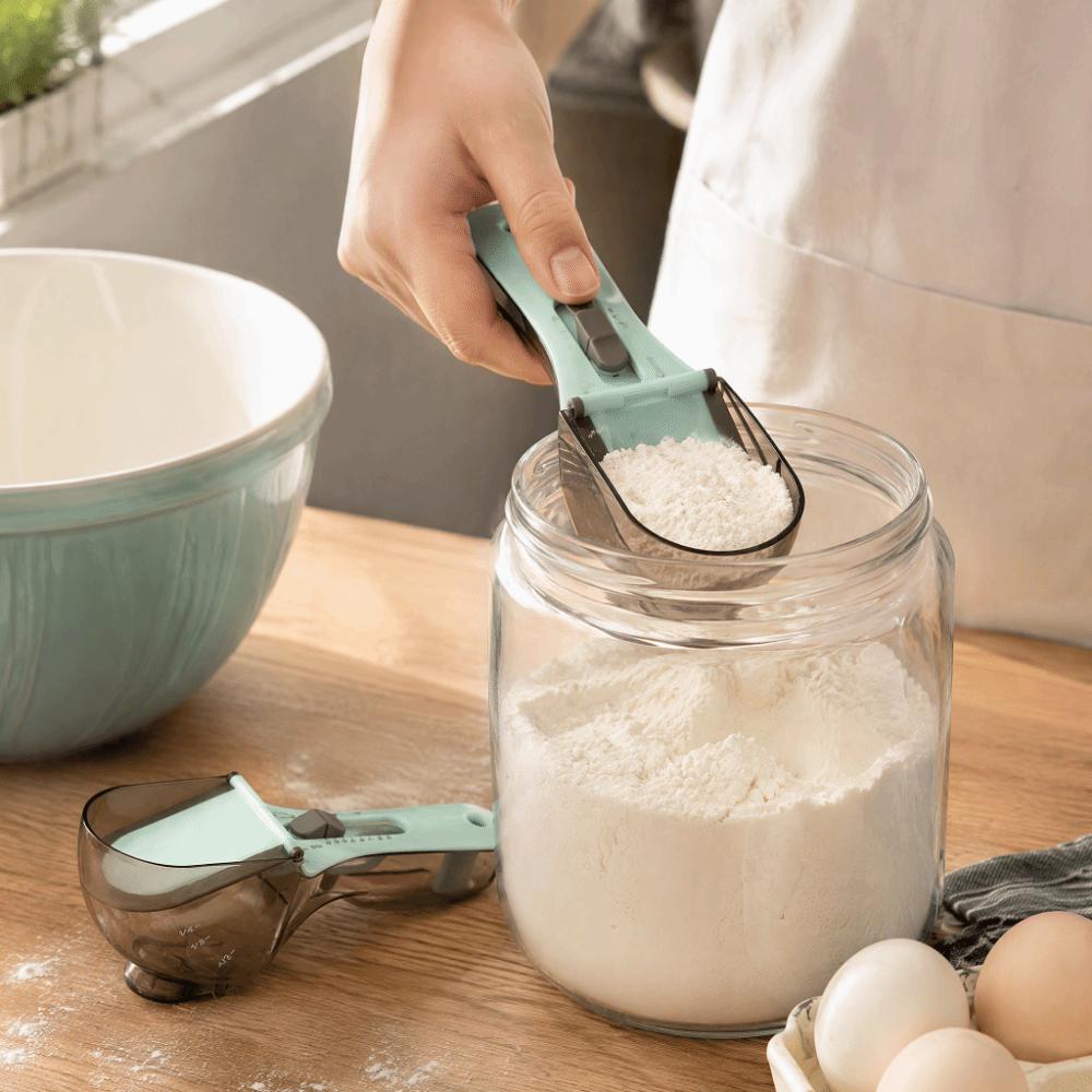 2PCS 30ml 130ml Measuring Scoop Graduated Scale Kitchen Measuring Tool Coffee Milk Powder