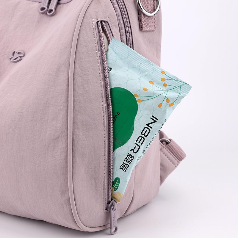 Однотонный женский рюкзак большой вместимости, дорожный рюкзак, легкая нейлоновая сумка