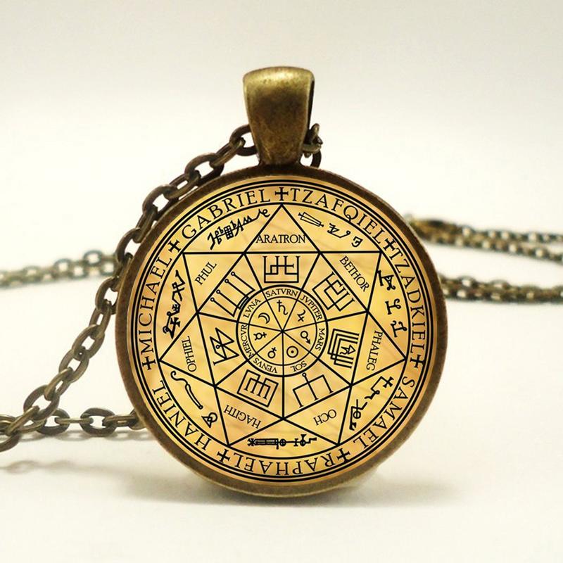 Ожерелье лидера Армии Бога Архангела Михаила, подвеска оккультного защитника архангела Михаила, оккультные украшения архангела Михаила