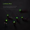 6pcs Artificial Sabiki String Hook Rig Luminous Bean Lure Bait Tackle  for Sea/Freshwater Fishing