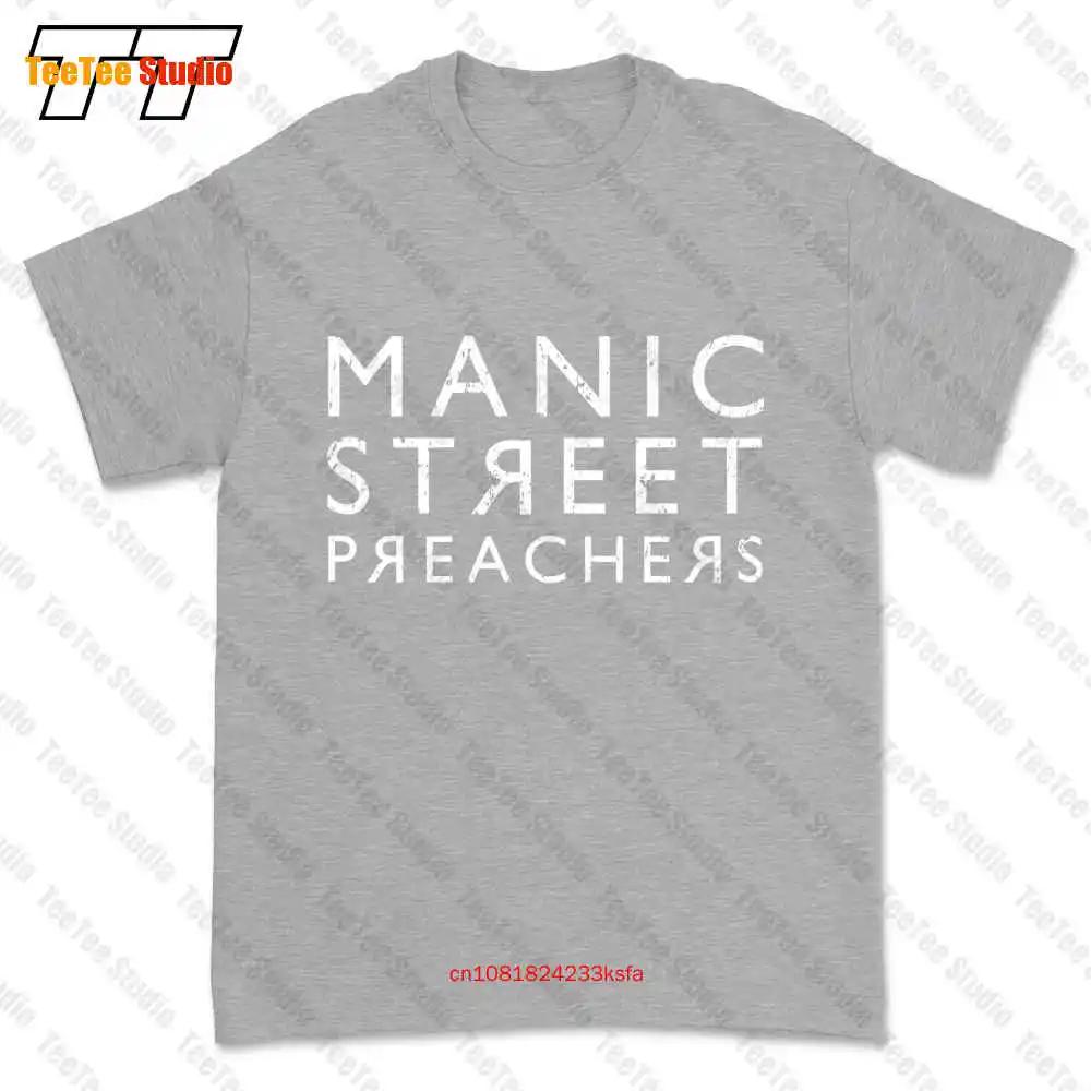 Manic Street Preachers Перевернутая футболка с логотипом группы Tee XVEH