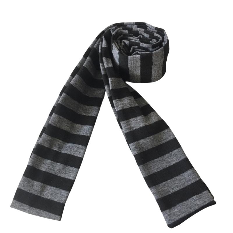 Stripe Scarf Neck Warmer Japanese Skinny Scarf All Matching Cosplay Accessory Drop Shipping