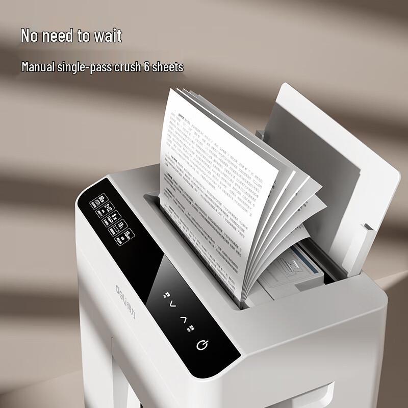 Deli Auto-Feed Paper Shredder, German Level 5 Security, 60-Sheet
