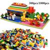 300/1000 DIY Creative Building Blocks Bulk Set Urban Classic Building Blocks Assembled Birthday Gift Children's Educational Toys