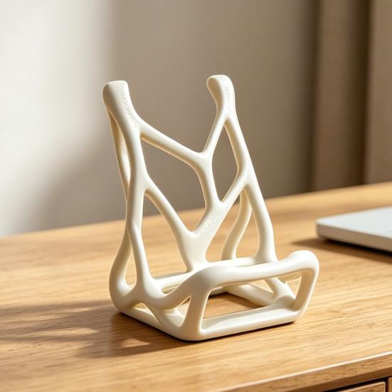 Держатель для мобильного телефона, 3D-печатная подставка для телефона в стиле скелета, Тонкое легкое декоративное украшение для стола, прикроватной тумбочки, гостиной, рабочего стола