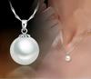 Liconi Simple Pearl Shell Bead Silver-Plated Copper Korean Style Pendant Clavicle Necklace for Women