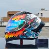 New Motorcycle Helmet Men's Face Helmet Women's Locomotive Full Helmet Summer Double Lens Universal In All Seasons