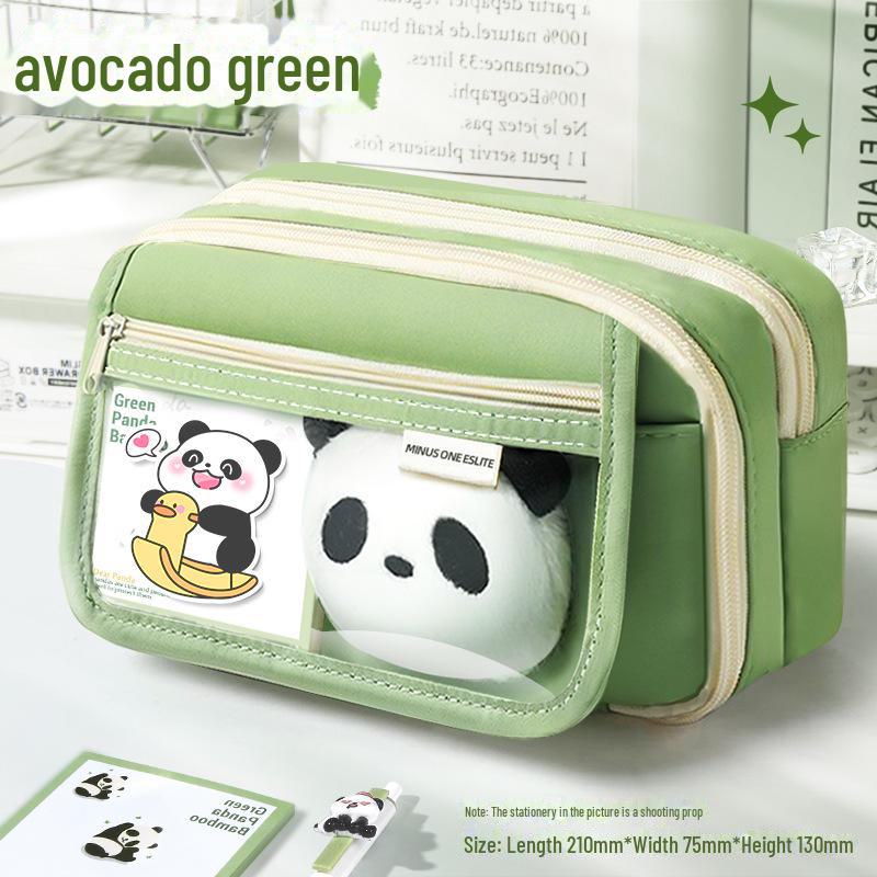 Пенал большой вместимости «Панда» 2024 года для девочек и мальчиков — подходит для учеников начальной и средней школы