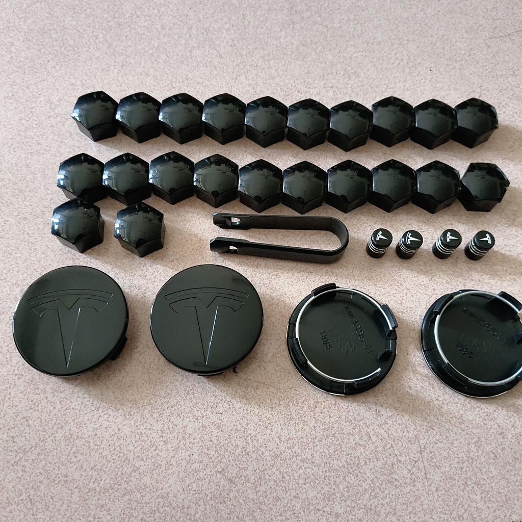 4PCS 25PCS 29PCS 56/57MM For Tesla Model3 /ModelY/2025 Model Y Juniper Sport Emblem Wheel Center Hub Cap Car Rims Cover Hubcaps