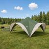 Green Party Tent with Roof 500 x 500 x 350 cm Polyester and Steel