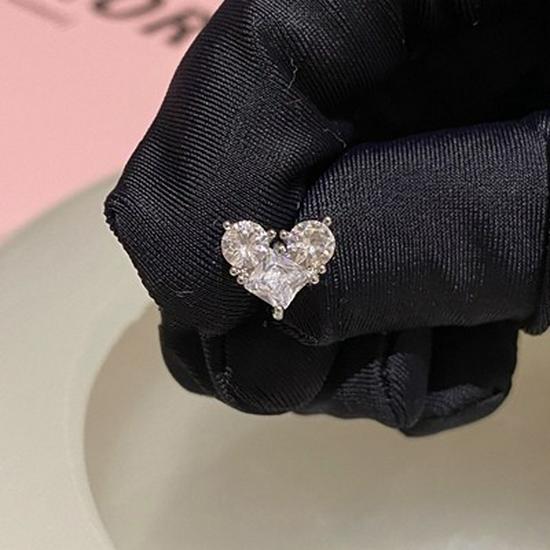 Серьги-гвоздики Y2K Pink Diamond Butterfly Bone - Простые, стильные, Niche Love Medical Серьги